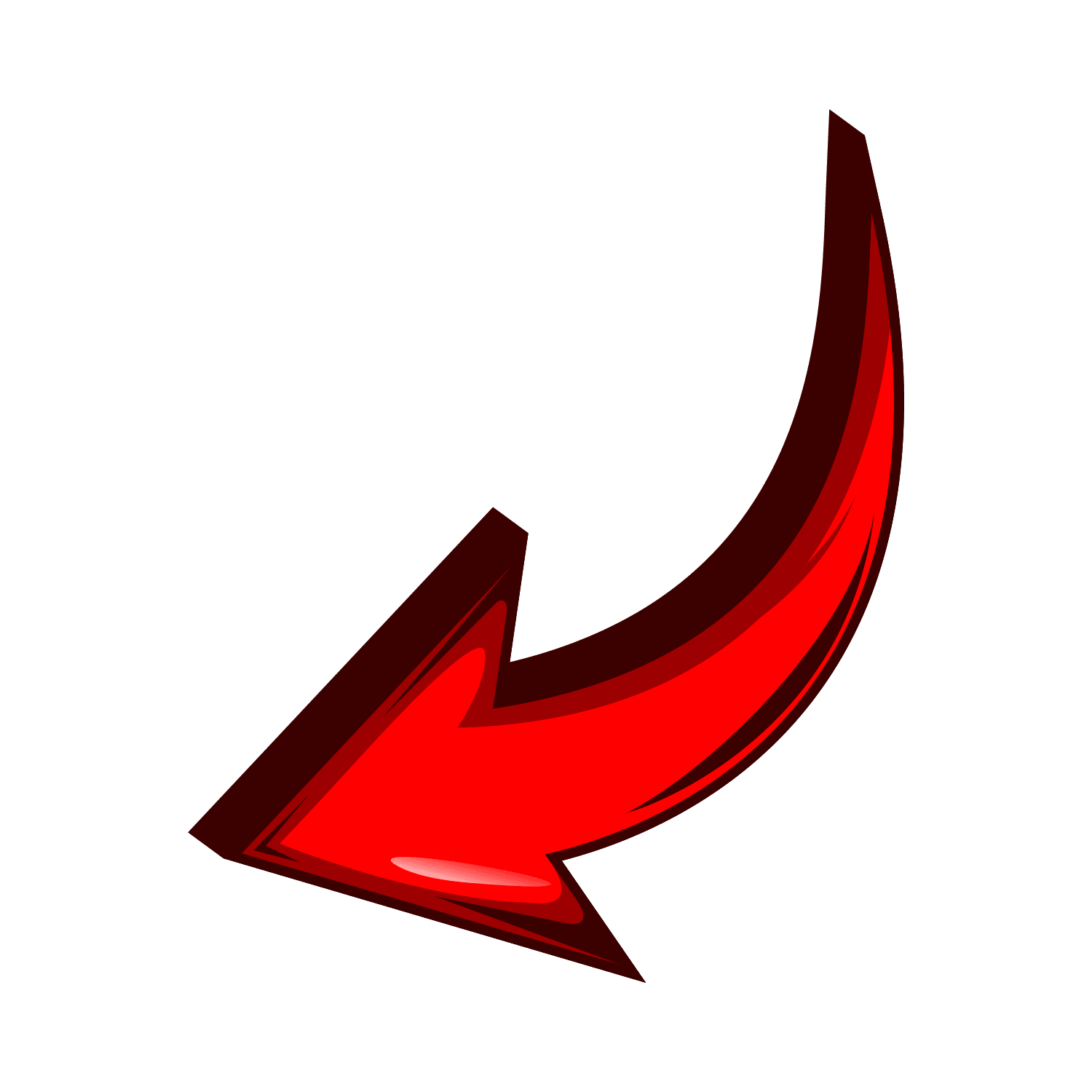  Pngtree red arrow sign clipart 8617828